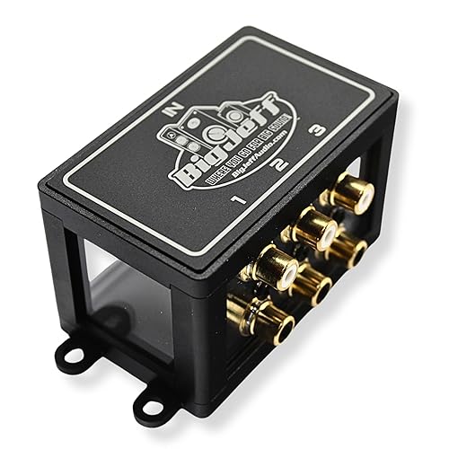 Big Jeff Audio 1-to-3 Pair Cockbox RCA Splitter Distribution Block