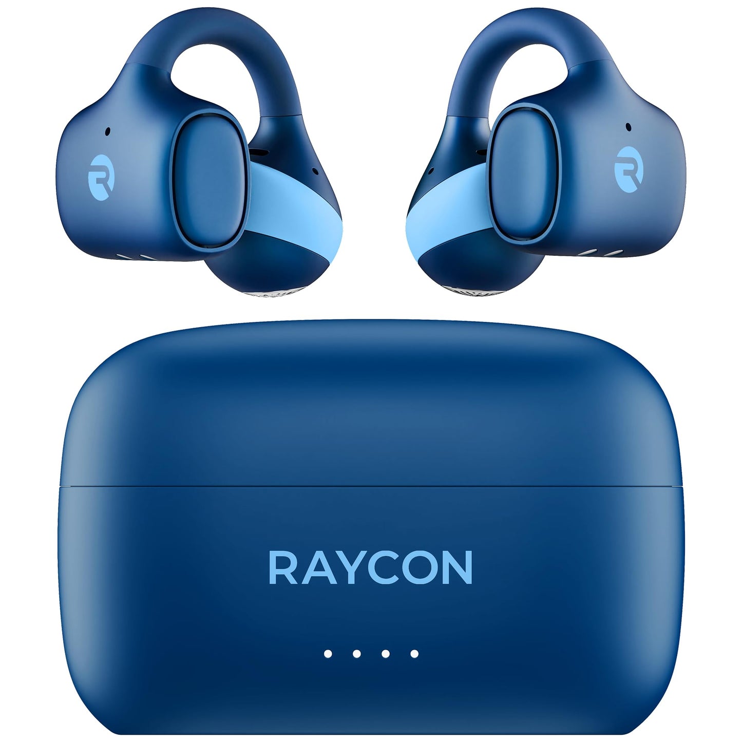 Raycon Everyday Clip-On Earbuds - Open Ear, Water Resistant, 30Hr (Blue)