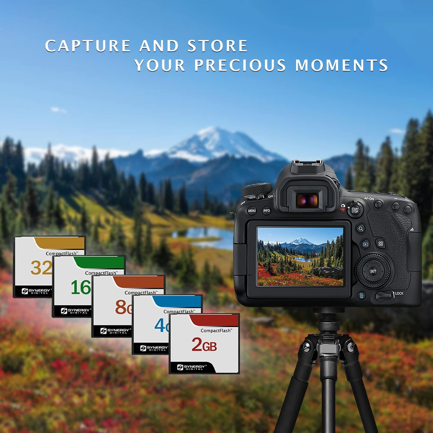 Digital Camera 16GB Compact Flash Memory Card, Compatible with Canon EOS 5D Digital Camera - 50MB/s