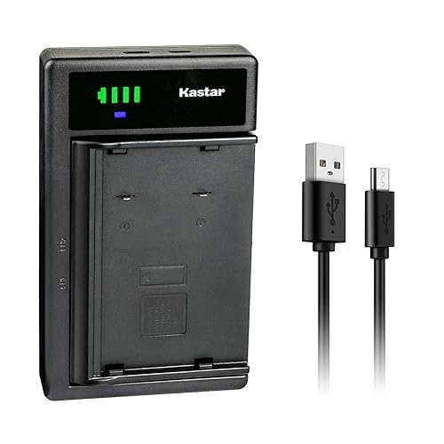 Kastar Smart USB Battery Charger Replacement for JVC GR-AX35U GR-AX350U GR-AX37 GR-AX37U GR-AX400 GR-AX400U GR-AX401U GR-AX404U GR-AX410 GR-AX410U