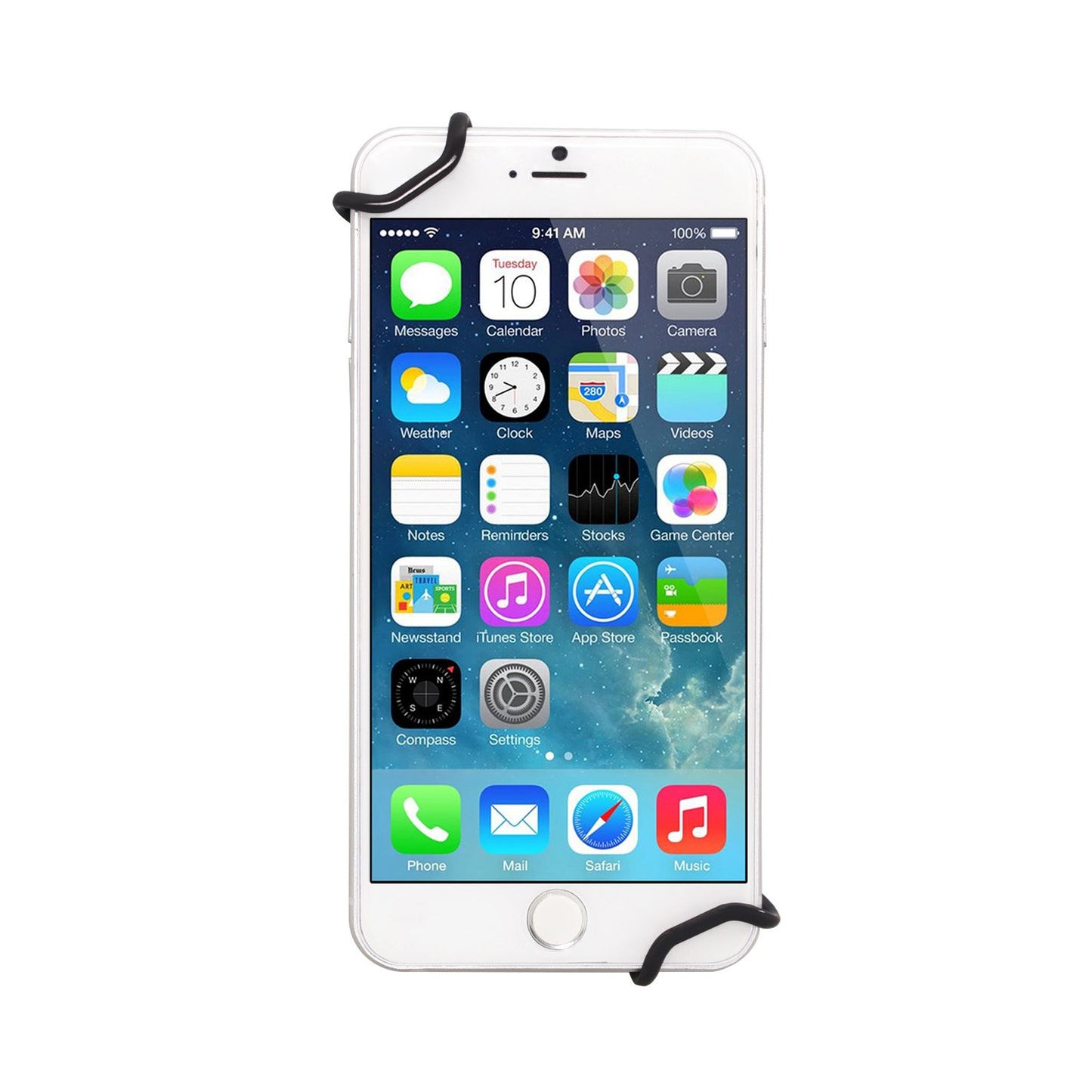 TFY Security Hand Strap Holder Compatible with iPhone, Galaxy & Other Phones - iPhone Air / 17 Pro Max / 17 Pro / 16/15 / 14 Plus / 13/12 Mini / 11