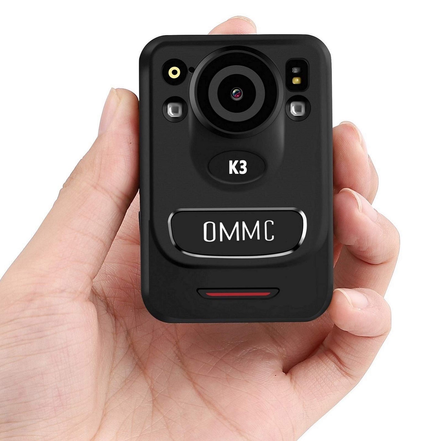 OMMC K3 1440P HD Police Body Camera,Portable Body Camera with with Audio Recording Wearable,Night Vision, 128G Memory Body Worn Camera for Law
