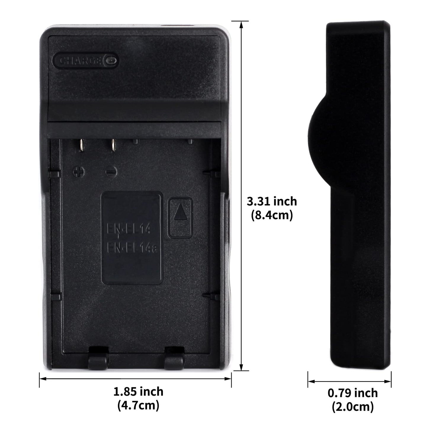 Norifon EN-EL14 USB Charger for Nikon Coolpix P7000, Coolpix P7100, Coolpix P7700, Coolpix P7800, DSLR D3100, DSLR D3200, DSLR D5100, DSLR D5200