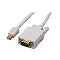 Nippon Labs MINIDP-VGA-10 10-Feet Mini Display Port Male to VGA Male 32AWG Cable, White