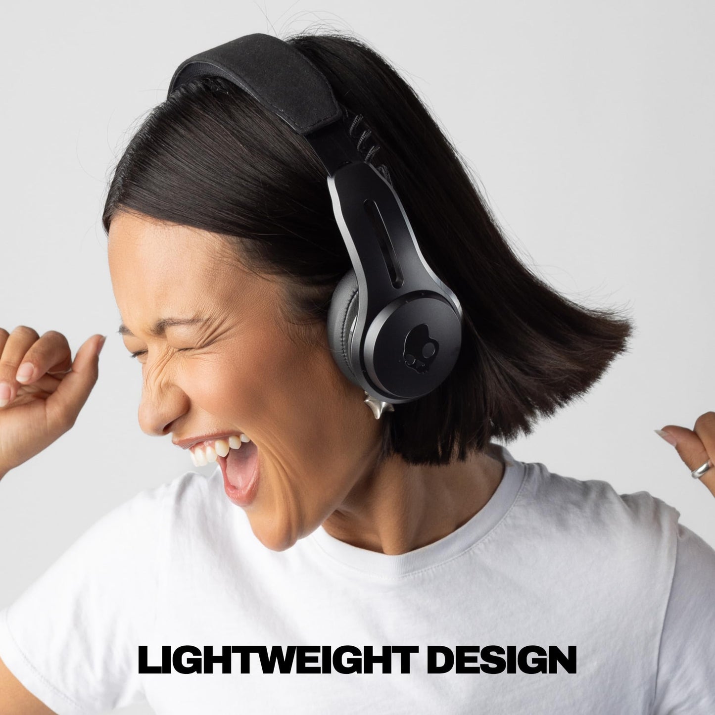 Skullcandy Icon ANC Wireless On-Ear Bluetooth Headphones, Active Noise Cancelling, 60 Hours Battery, Sweat Water Resistant, Foldable Durable Travel…