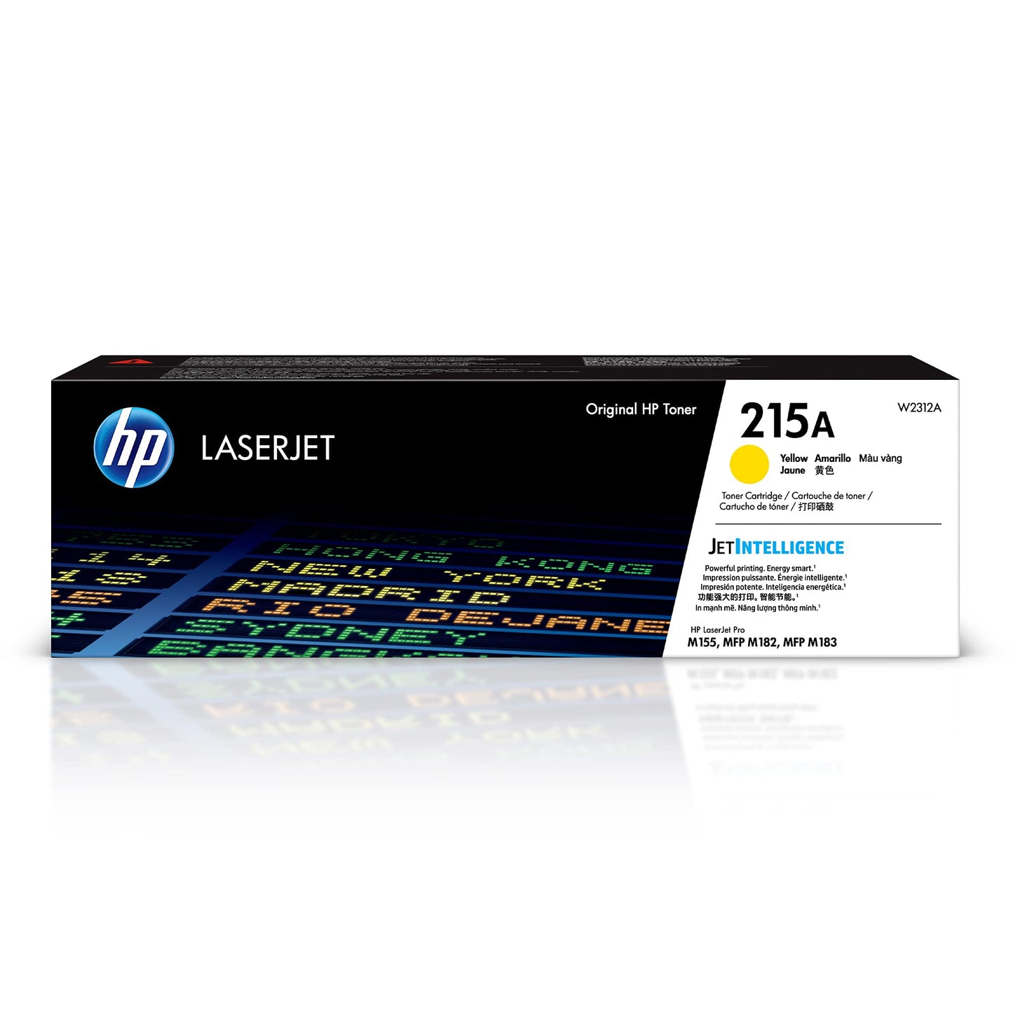 HP 215A Yellow Toner Cartridge Printers | Works with Printer Series: Color LaserJet Pro M155, Color LaserJet Pro MFP M182, M183 | W2312A