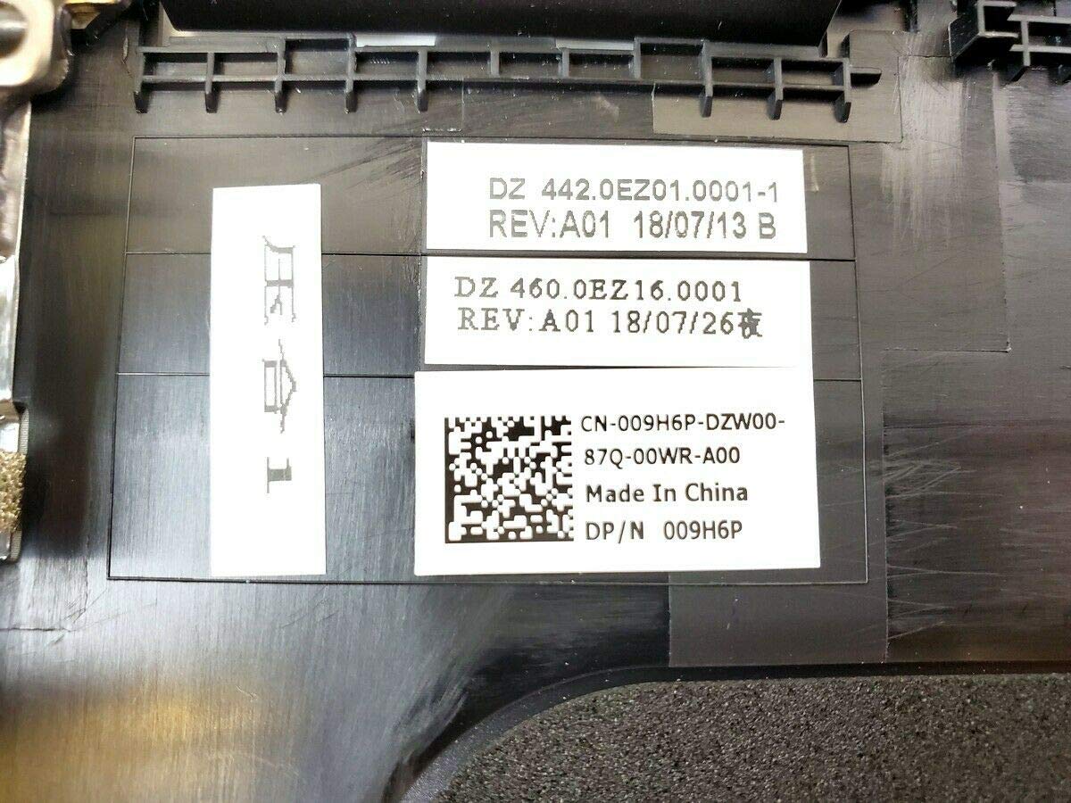 Replacement for Dell 15 7586 2-in-1 Laptop LCD Back Cover Top Case Rear Lid with Antenna Hinges 09H6P 9H6P 460.0EZ16.0001 Grey