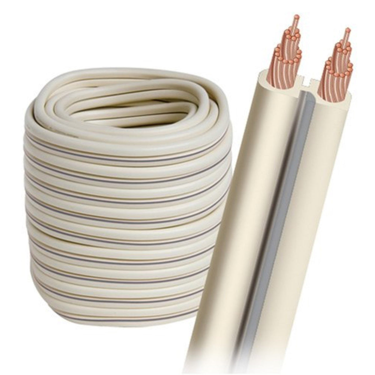 AudioQuest G-2 Bulk Speaker Cable - 16 AWG 30' (9.14m) Spool - White Jacket