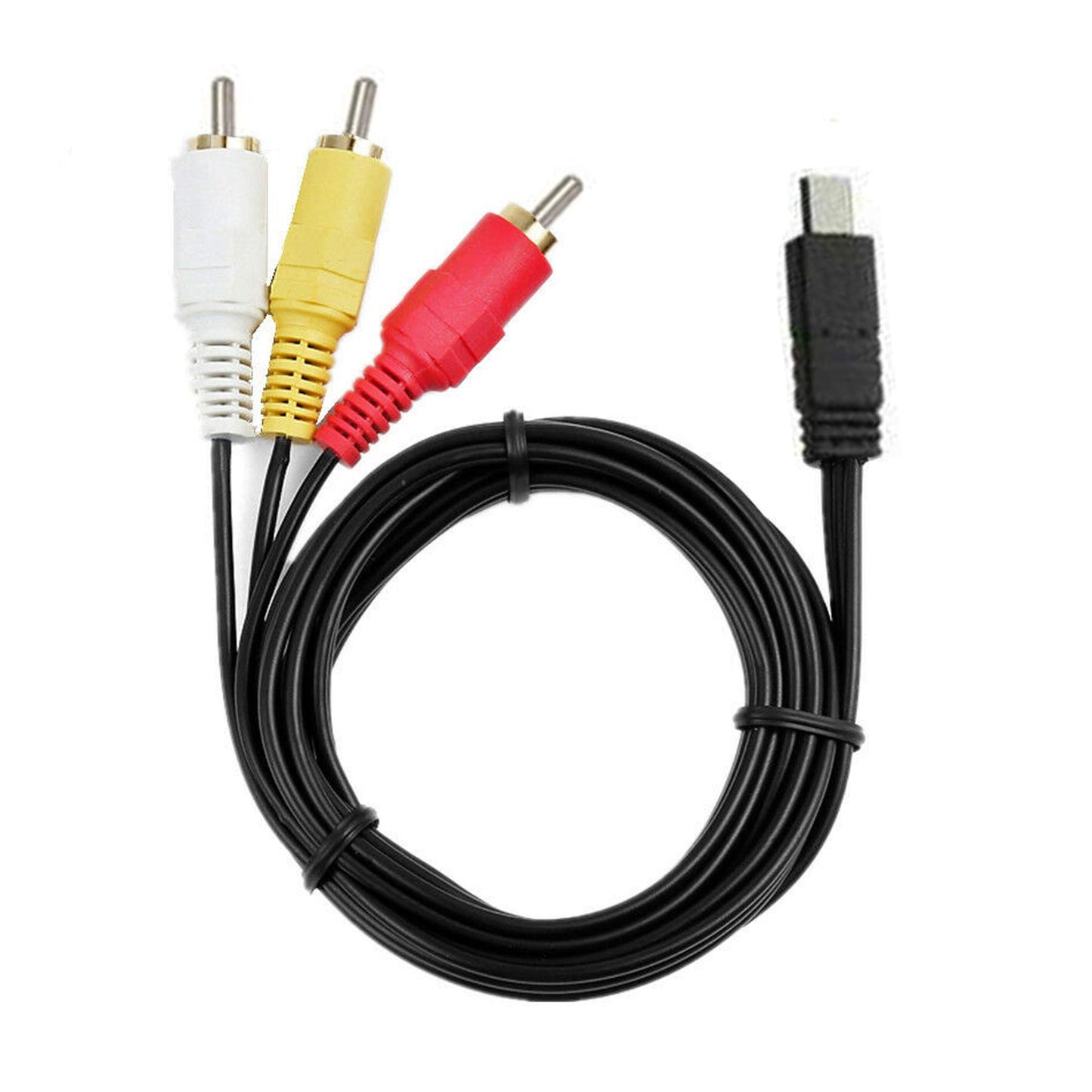 POWE-Tech AV A/V Audio Video RCA TV Cable Cord Lead for Sony Handycam Model: HDR-CX240, HDR-CX240/B Camcorder Camera