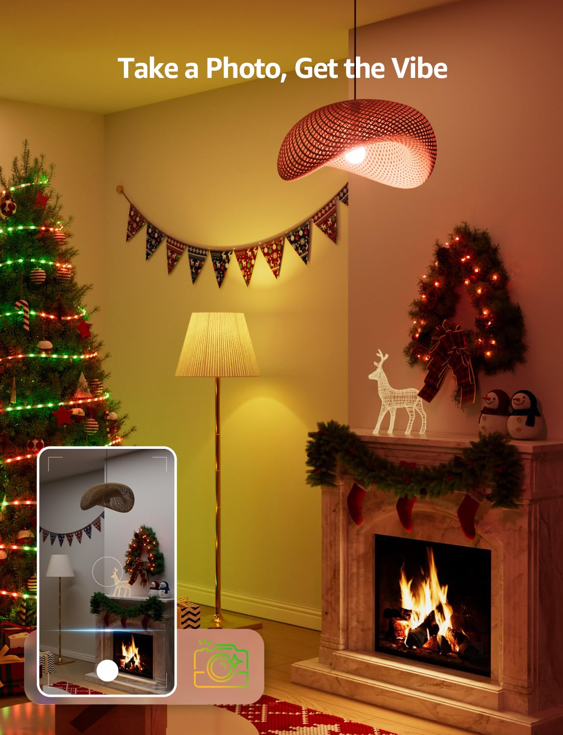 Lepro B1 AI Smart Light Bulbs A19 E26 RGBWW WiFi Bluetooth 8 Pack for Home