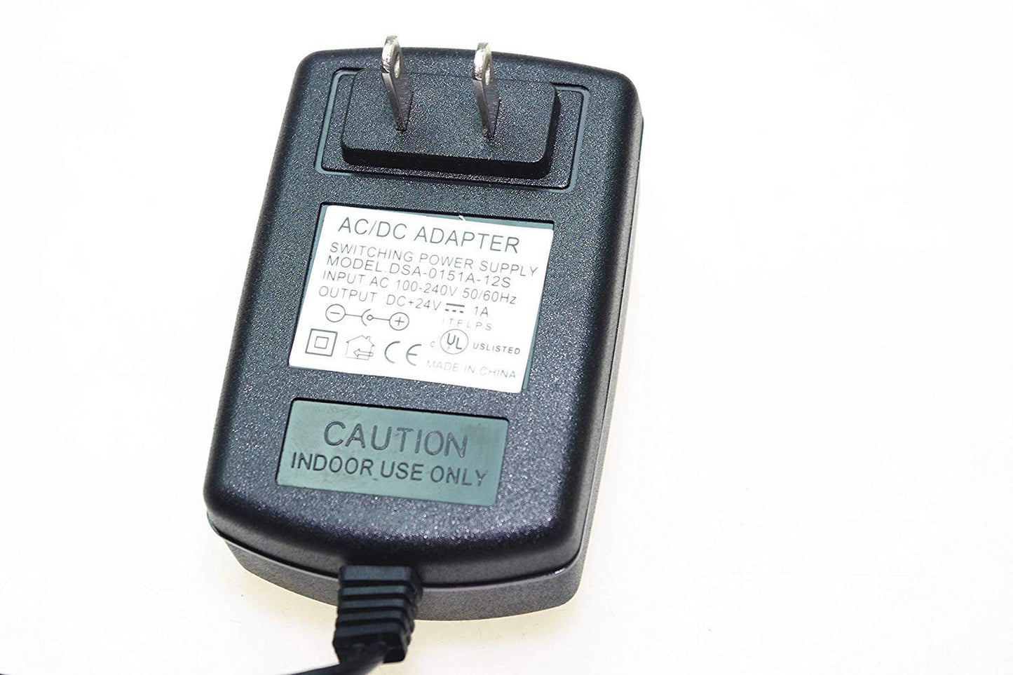 24V 1A AC Adapter Power Supply 100V-240V AC to DC 24Volts 1A 24W Converter Transformer Switching Power Supply with 5.5mmx2.5mm Plug for LED Strip…