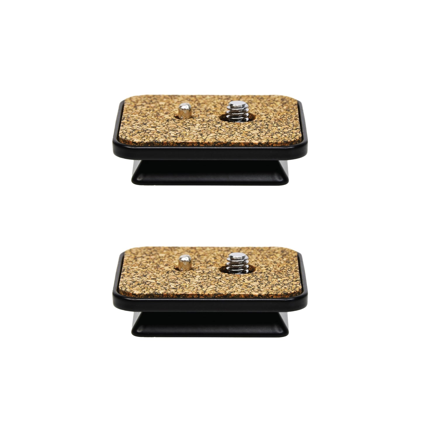 Foto&Tech 2 Pcs 42mm Tripod Quick Release Plate Head Mounting Parts Replacement for Ambco V-0554, Prmster 6100 6160 7100 FW29T, Vvtar V3000 Hakba