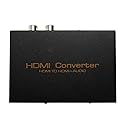 1080P Audio Extractor HDMI to HDMI + Optical TOSLINK SPDIF + Analog RCA L/R Stereo Audio Video Splitter Converter for Blu-ray Player Xbox PS3 PS4