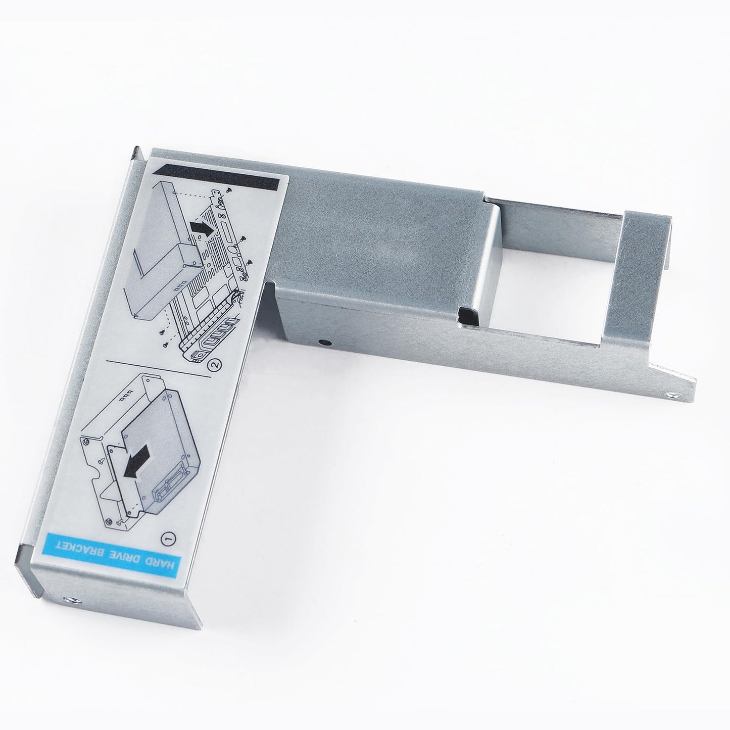 Pack-2 9W8C4 Y004G WWGPK SSD Adapter Bracket Compatible for 3.5" X7K8W KG1CH T440 R530 R540 R440 R740 R730 R430 SAS SATA Hard Drive Tray Caddy