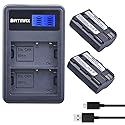 Batmax 2Packs BP-511A BP-511 BP 511 511A Battery + LCD Dual USB Charger for Canon EOS 5D, 10D, 20D, 30D, 40D, 50D, Digital Rebel 1D, D60, 300D, D30