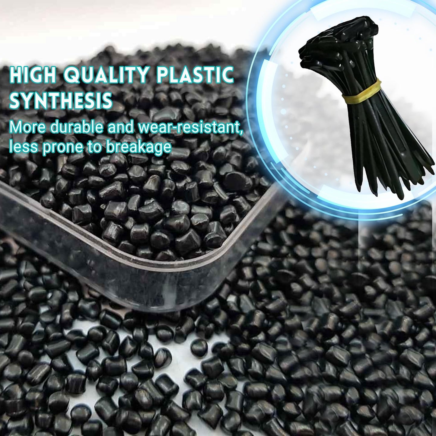 100PCS Nylon Universal Cable Tie Buckle - Heavy Duty Self-Locking Zip Ties Holder with Pin & Button Design, Plastic Cable Ties Tool Fasteners Car