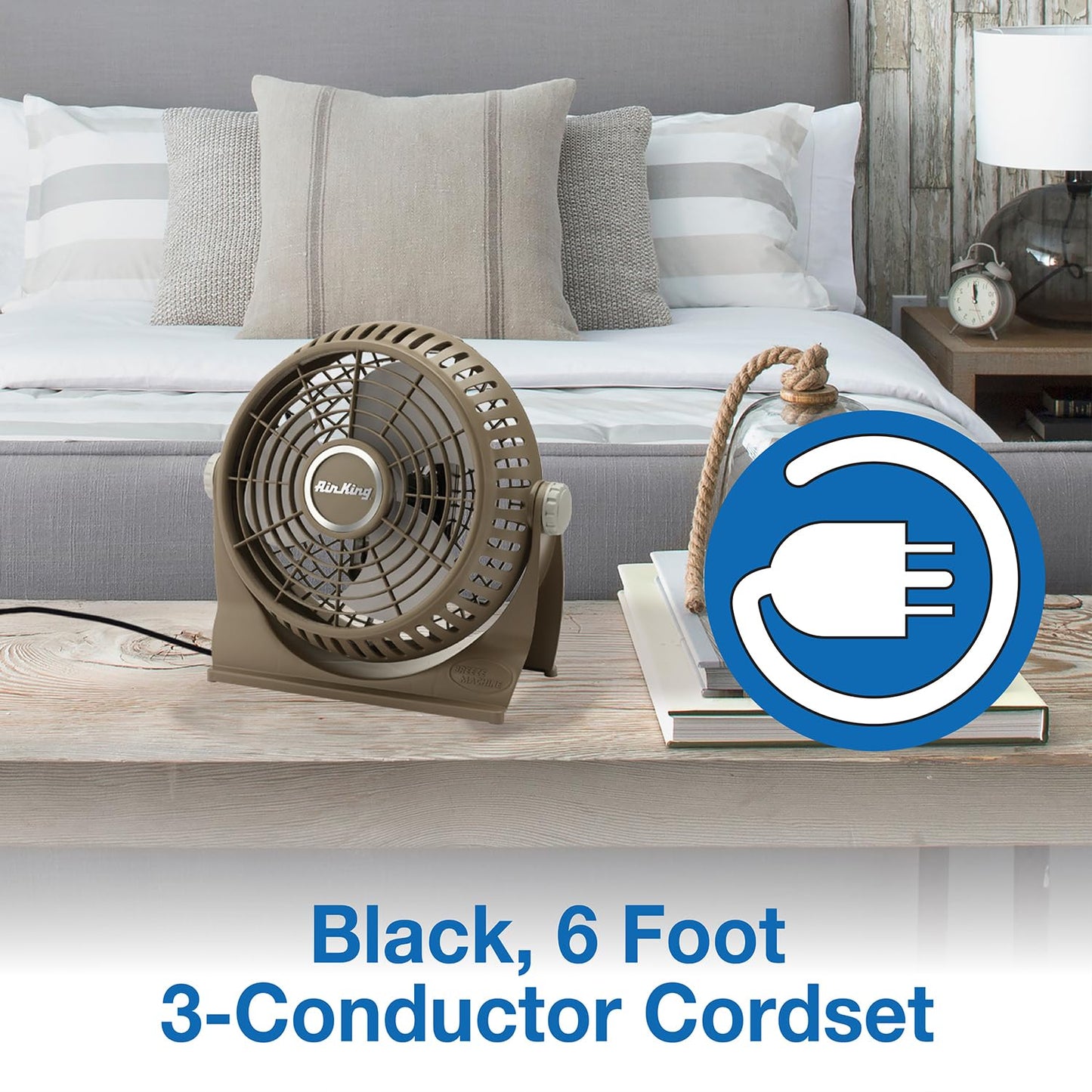 Air King 9525 9-Inch 2-Speed Pivot Fan