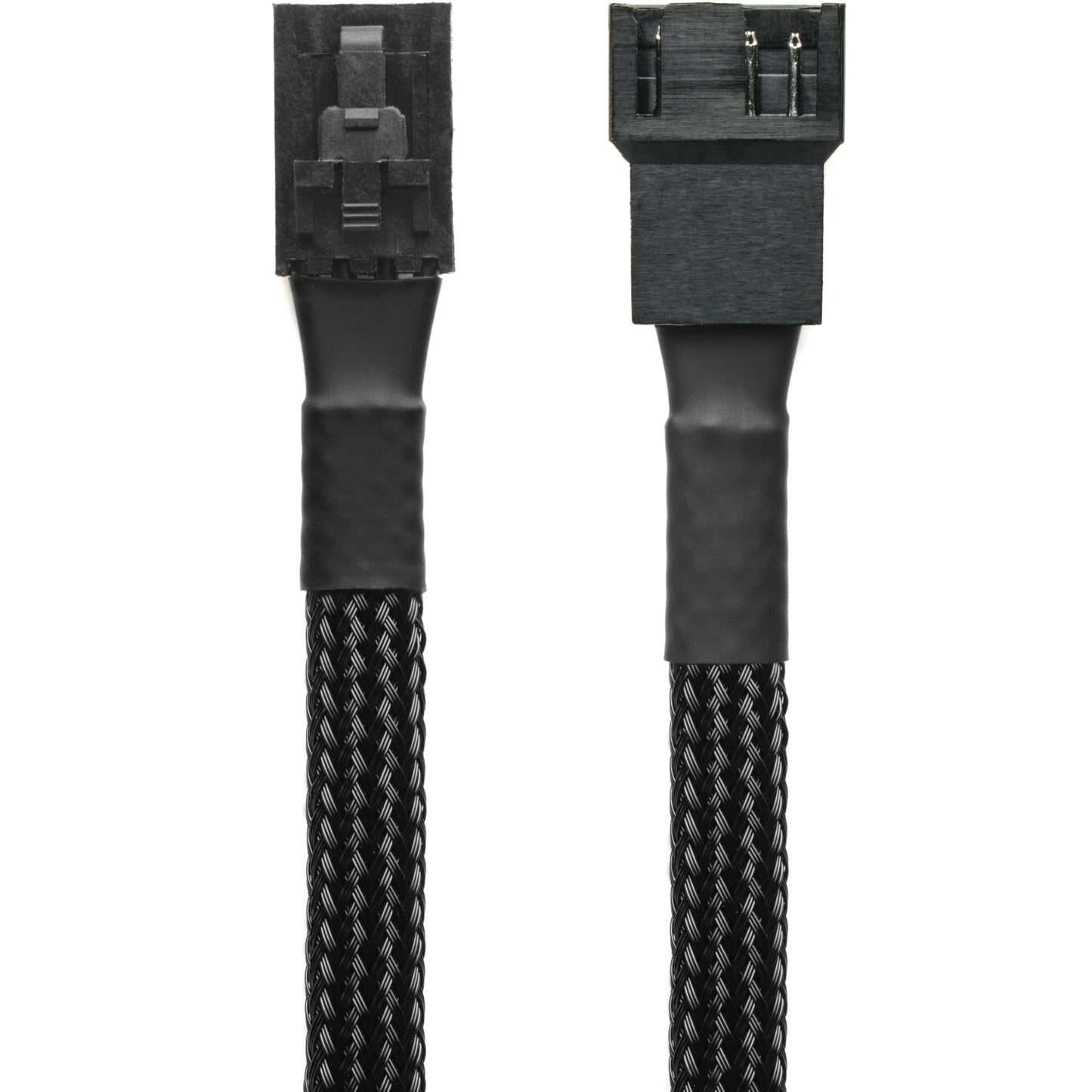 CRJ 4-Pin PWM PC Fan Adapter Cable for Dell Motherboards - 6-inch (15cm), Black Sleeved - Connect Standard PWM Computer Fans to Dell Latching 4-Pin