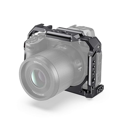 SMALLRIG Camera Cage for Nikon Z5 Z6 Z7 Camera with Built-in NATO Rail and Cold Shoe 2243