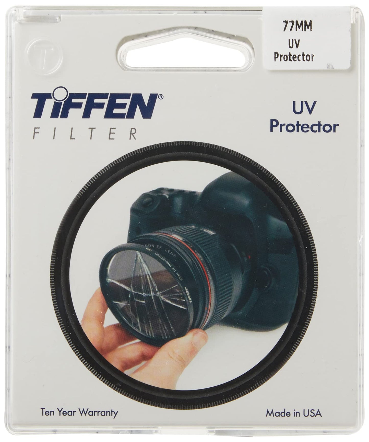 Tiffen 77UVP Slim 77mm UV Protection Filter for Camera Lens, Clear Optical Glass, Impact Resistant