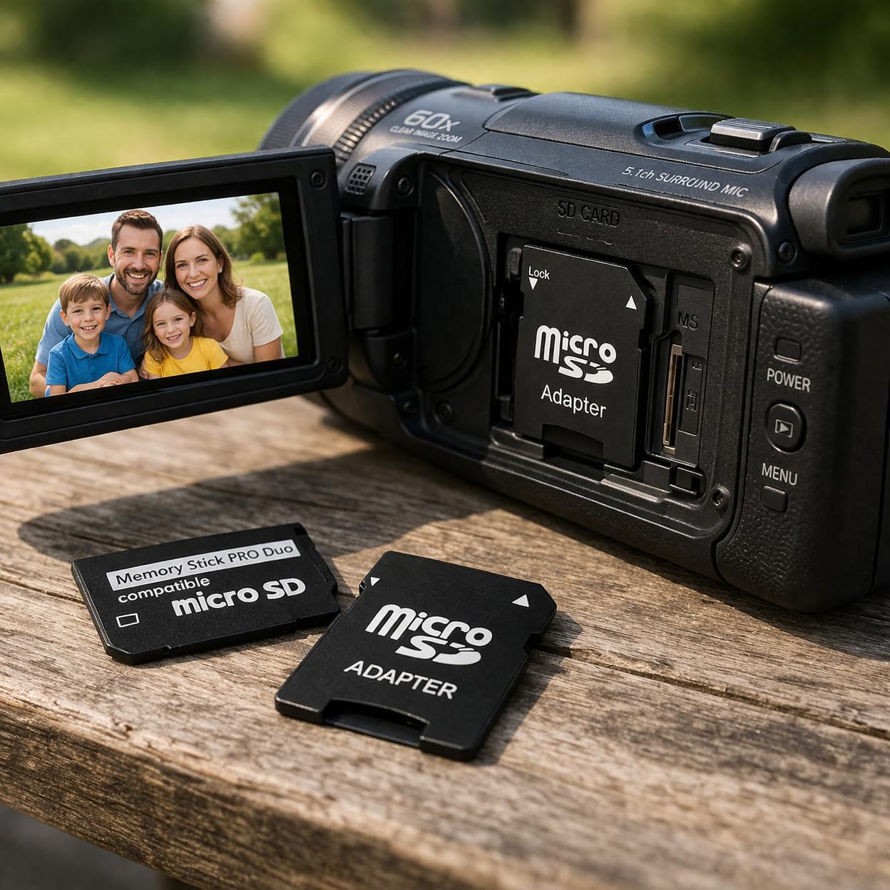 Sanoxy Memory Card Adapter Kit 3 in 1 MicroSD to SD Mini MS Duo