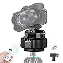 Soonpho M6 Auto Face Tracking Motorized Rotating Panoramic Tripod Head, Remote Control 360° Pan Tilt Head with Mobile Phone Clip for DSLR Cameras