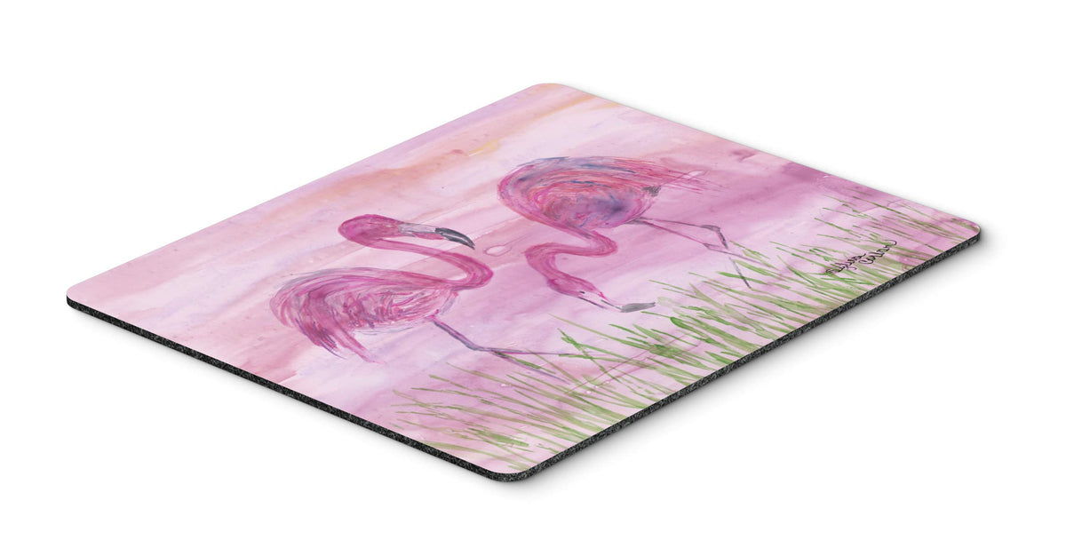 Caroline's Treasures SC2018MP Flamingos Mouse Pad, Hot Pad or Trivet for Home Office Gaming Working Computers Laptop Mouse Mat,Washable Large Mousepad