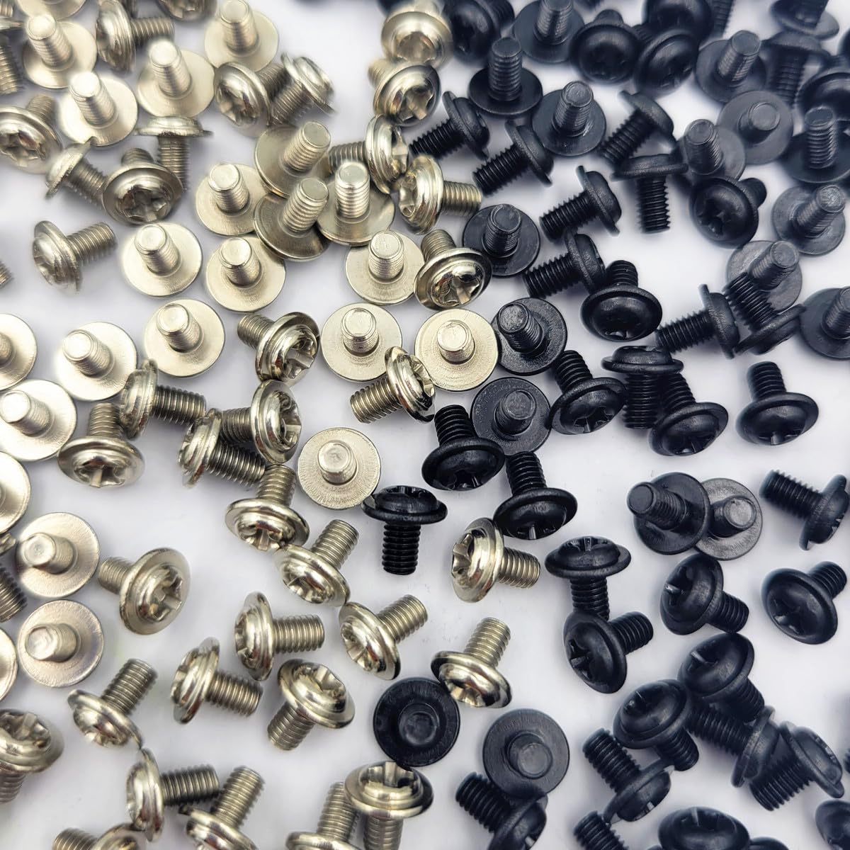 200Pieces 2.5inch SSD Mounting Screws M3x5mm Pan Head Phillips Drive Screws with Screwdriver