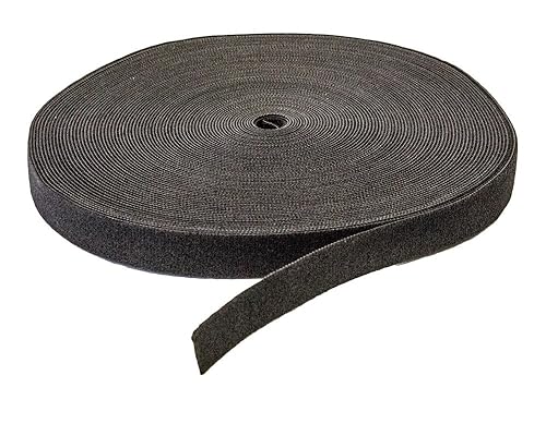 NavePoint 3/4 Inch Roll Hook and Loop Reusable Cable Ties Wraps Straps - 25M 82ft 2-pack