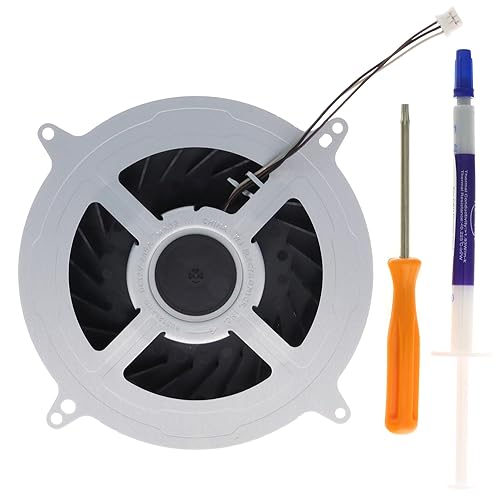 Internal CPU Cooling Fan Replacement for Sony PlayStation 5 PS5 23 Blades Fan 17 Blades CFI-1015A CFI-1015B CFI-1002A/B CFI-1016A/B CFI-1018A/B