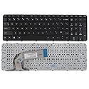 SUNMALL Keyboard Replacement with Frame Compatible with HP Pavilion 17-E 17-E000 17-e100 Serries Laptop Black US Layout