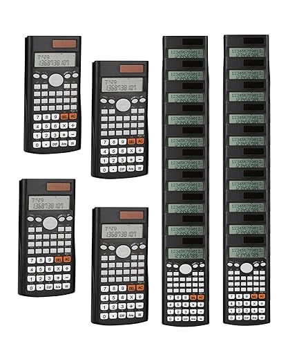 Mr. Pen- Scientific Calculators, 24 pcs, 2 Line Calculator for School, Fraction Calculator Scientific Calculator, Bulk, for School, High School