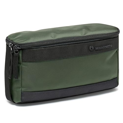 Manfrotto Street Organiser for Photography Accessories, Camera Bag for Organsing Camera Accessories, Compact Organiser, Colour Green