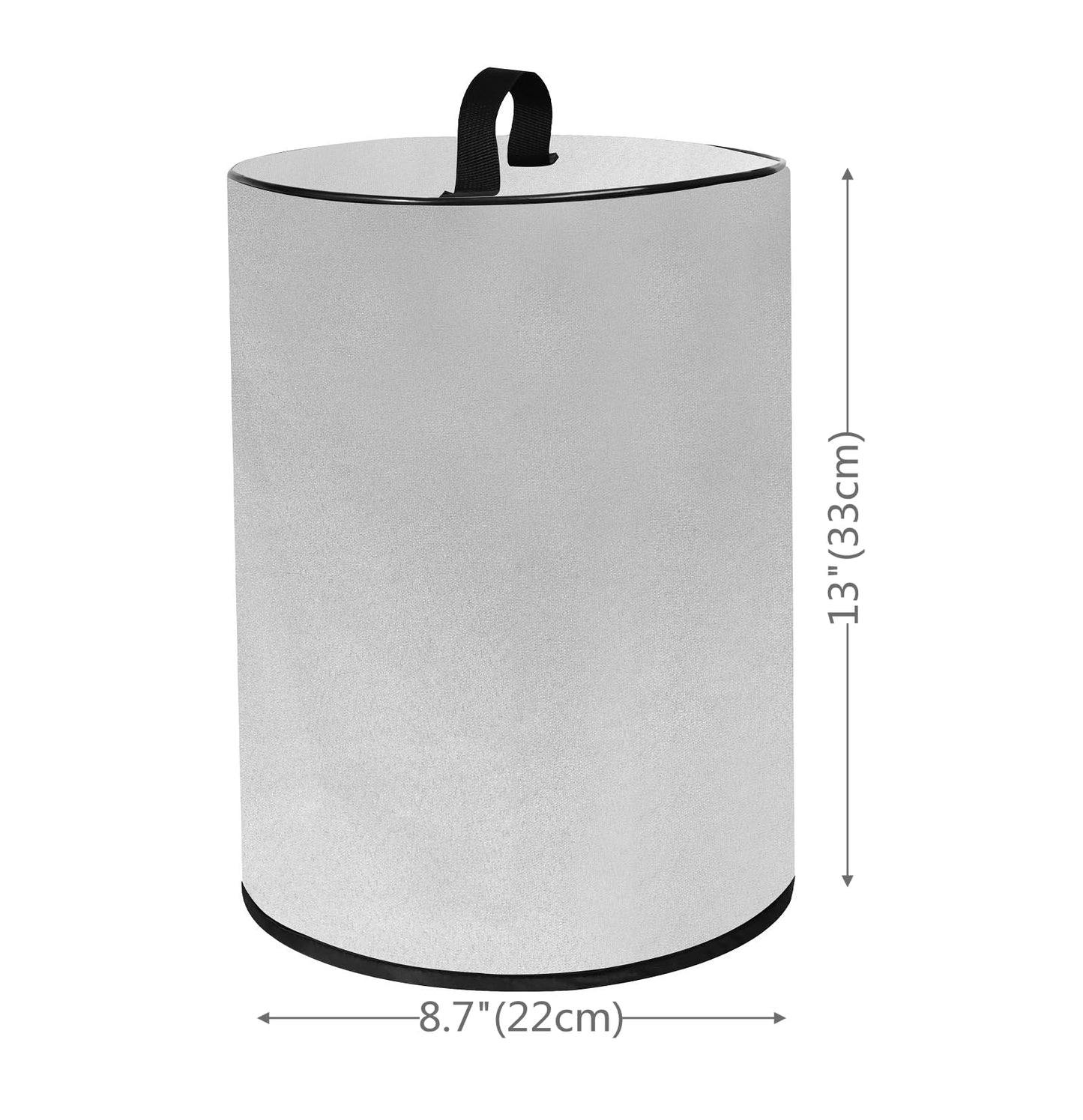 Heavy Duty Fabric Nylon Air Purifier Dust Cover Compatible with LEVOIT Air Purifier Core 200S-P/Core 200S/BLUEAIR Air Purifiers Pure 511 (Silver Grey)