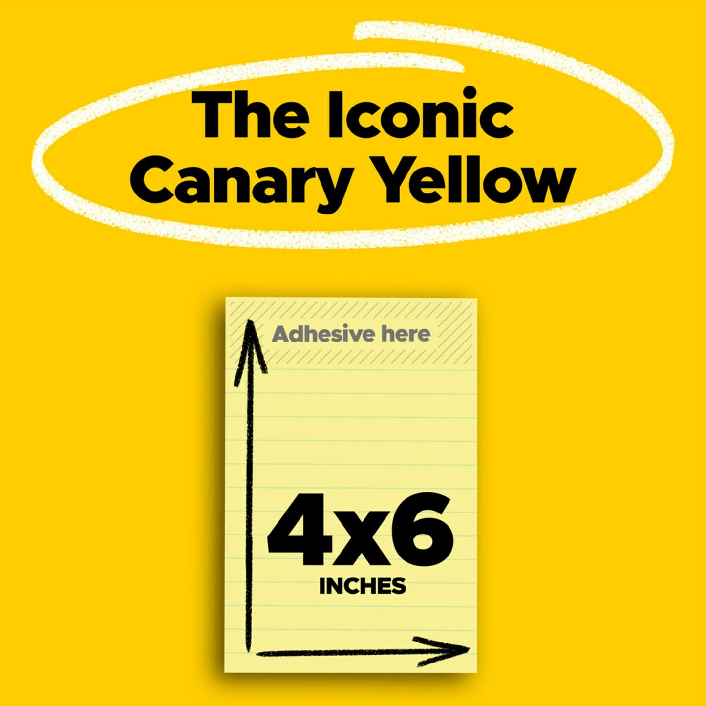 Post-it Super Sticky Lined Notes, 5 Sticky Note Pads, 4 x 6 in., School Supplies for Students, Ideal for Textbooks, Notebooks, Walls and Vertical
