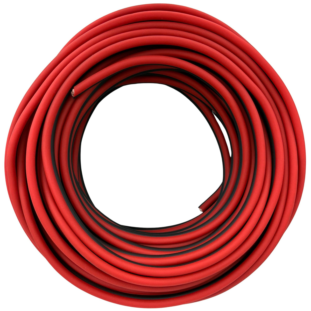 Sky High Car Audio 12 Gauge CCA Speaker Wire 100FT, Oversized Red/Black Car Audio Speaker Cable for Amplifier, Subwoofer & Audio Systems