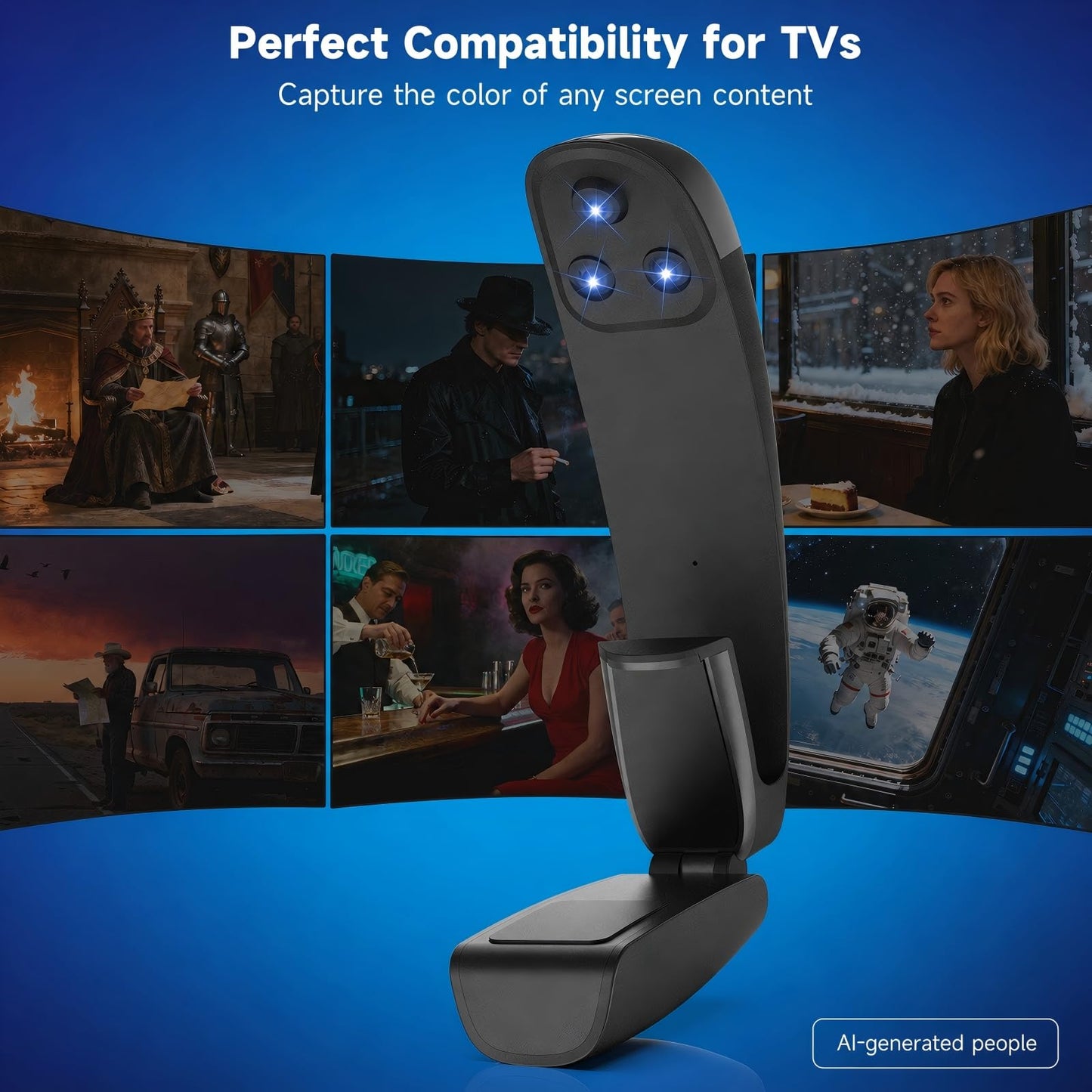 FFJ TV Lights that Change with TV, 11.5ft RGB Immersive LED Strip Backlight with 32-50 Inch Screen, Smart App Control, Music Sync, for Home Decoration