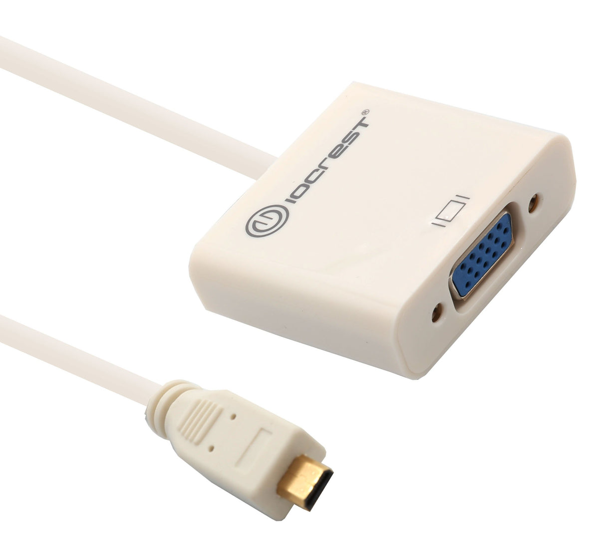 IO Crest SY-ADA31045 Active Micro HDMI Male to VGA Female Adapter