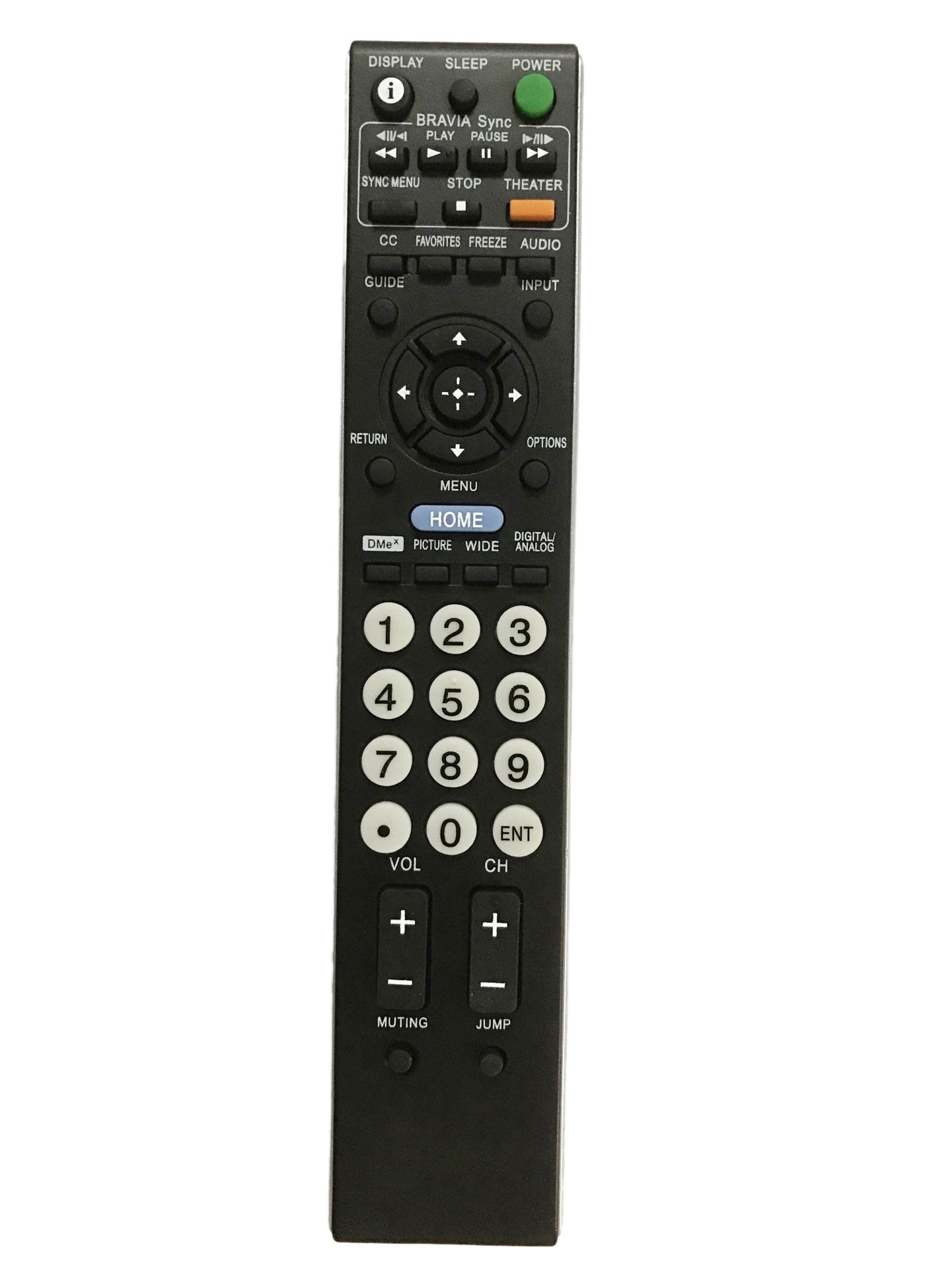 Replacement Remote Control for Sony TV KDL-46Z5100 KDL-40XBR9 KDL-52XBR9 KDL-52XBR10 Bravia LCD HDTV