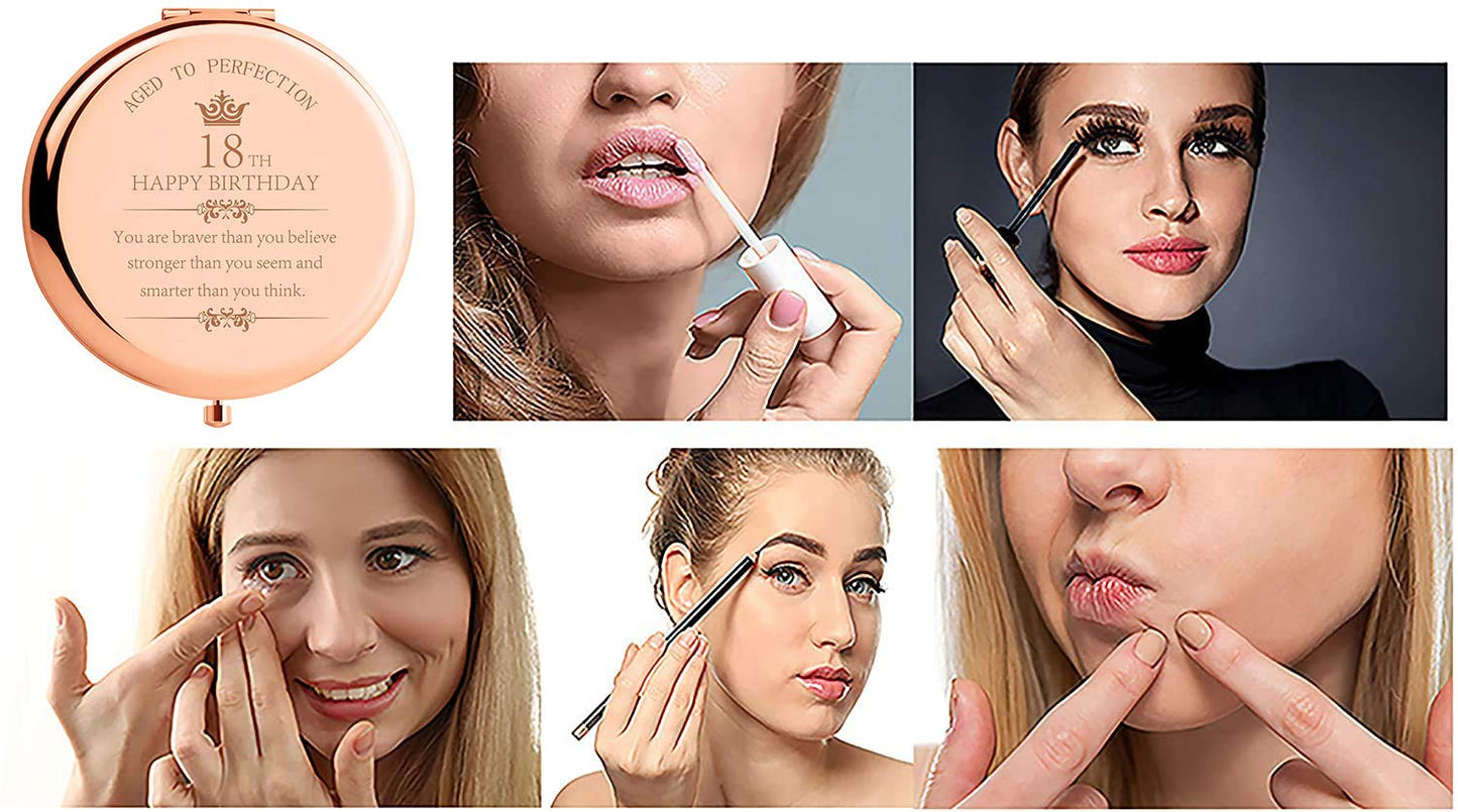 18th Birthday Gift for Girls – “You Are Braver Than You Believe, Stronger Than You Seem” Inspirational Gift for Daughter, Sister, or Niece