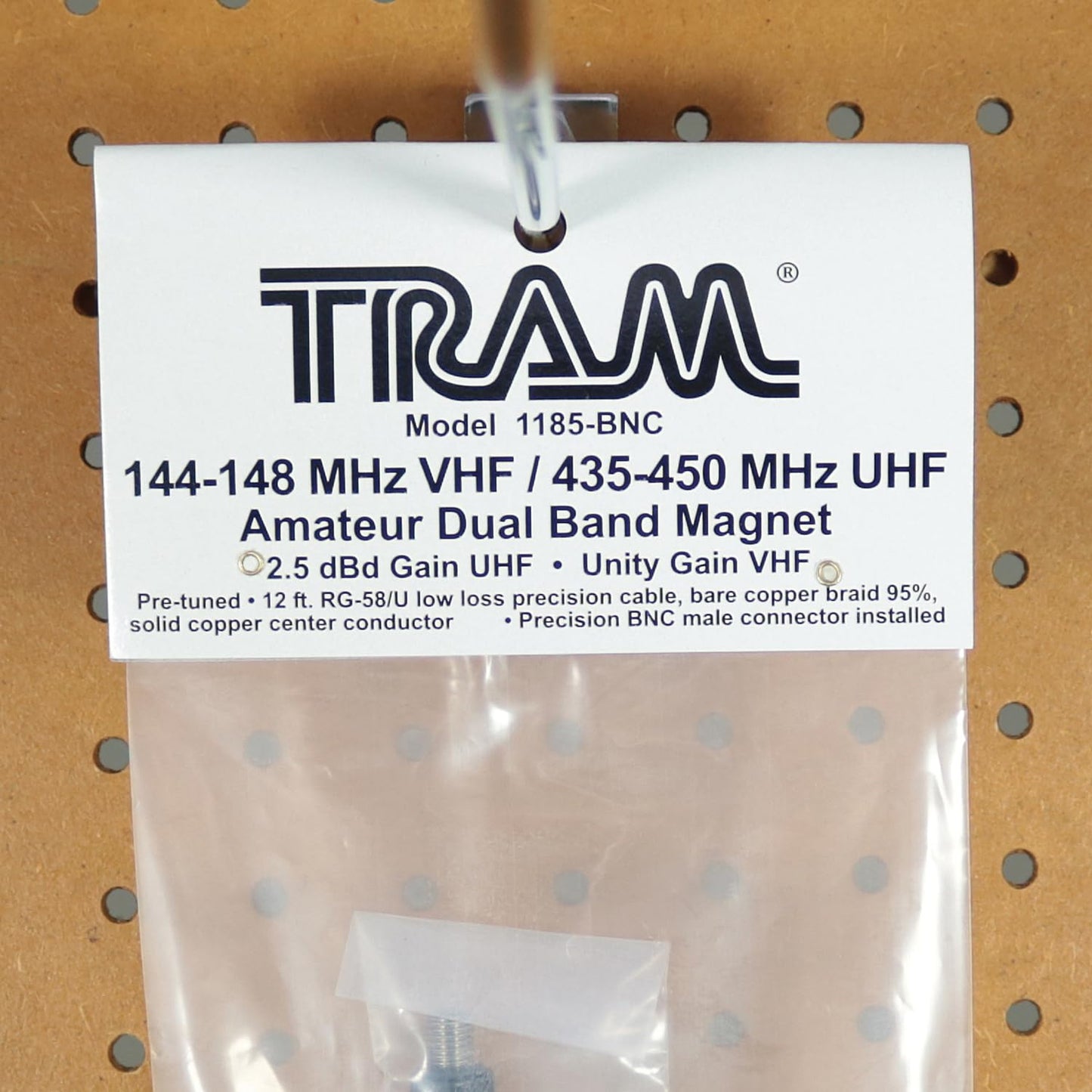 Tram® Amateur Dual-Band Magnet Antenna with BNC-Male Connector