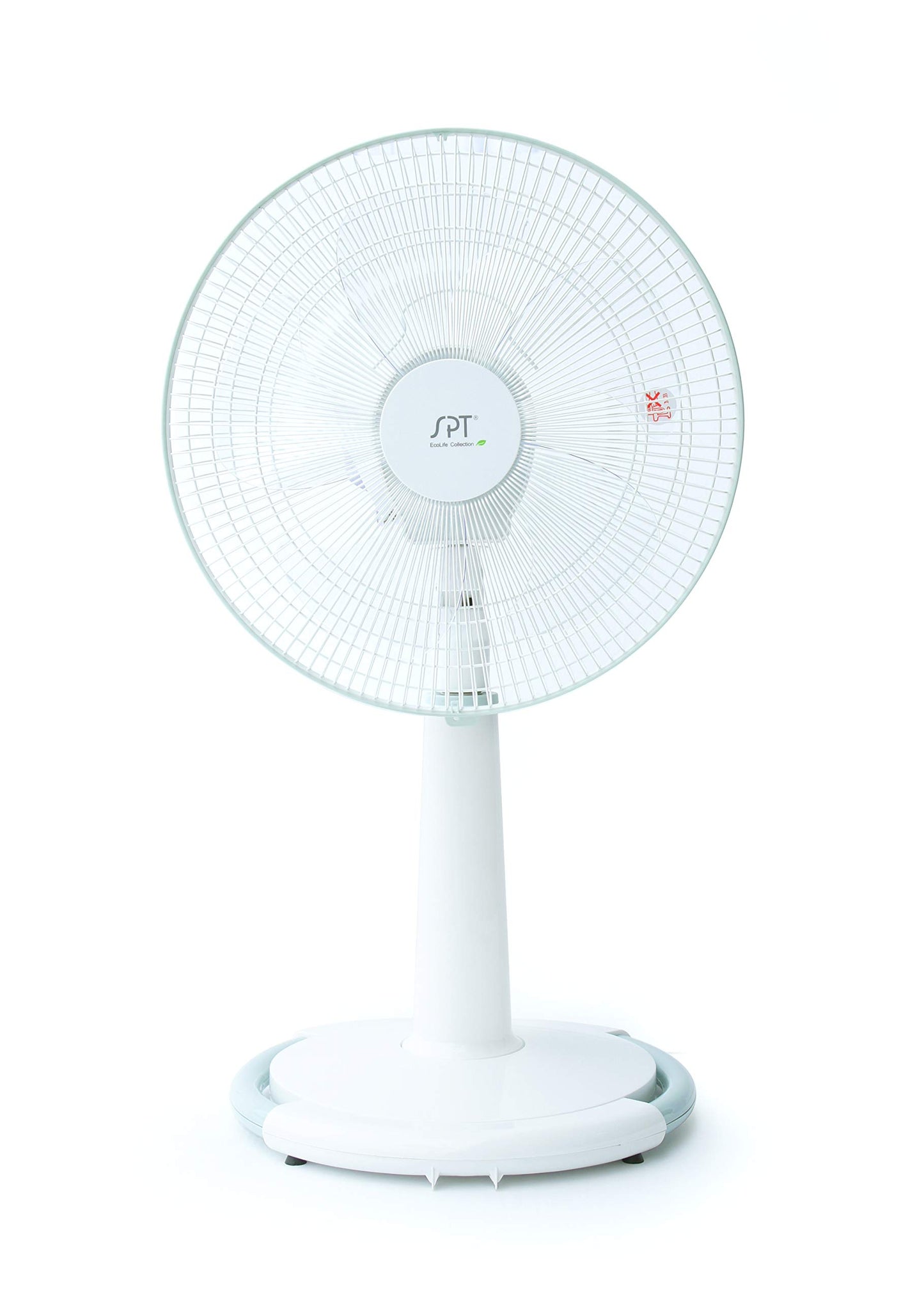 SPT SF-16S88: 16? O-shaped Oscillating Standing Fan, WHITE
