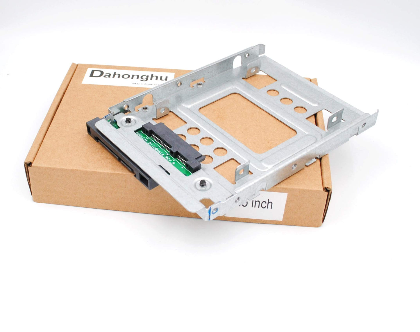 2.5" SSD to 3.5" SATA Hard Disk Drive HDD Adapter Caddy Tray Cage Hot Swap Plug Converter Bracket Compatible with All The 3.5" SATA/ SAS Drive Caddie