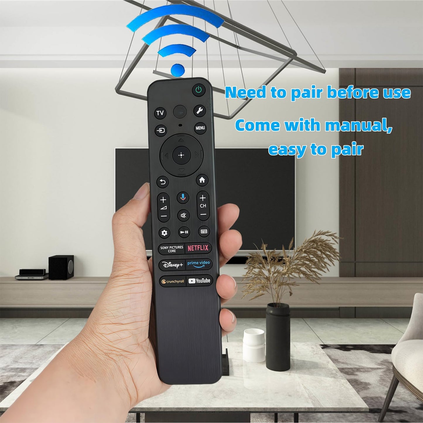 Voice RMF-TX920U Replacement Remote Control for Sony BRAVIA 7 8 Smart TV K-55XR70 K-65XR70 K-75XR70 K-85XR70 K-55XR80 K-77XR80 K-65XR80 K-55XR70