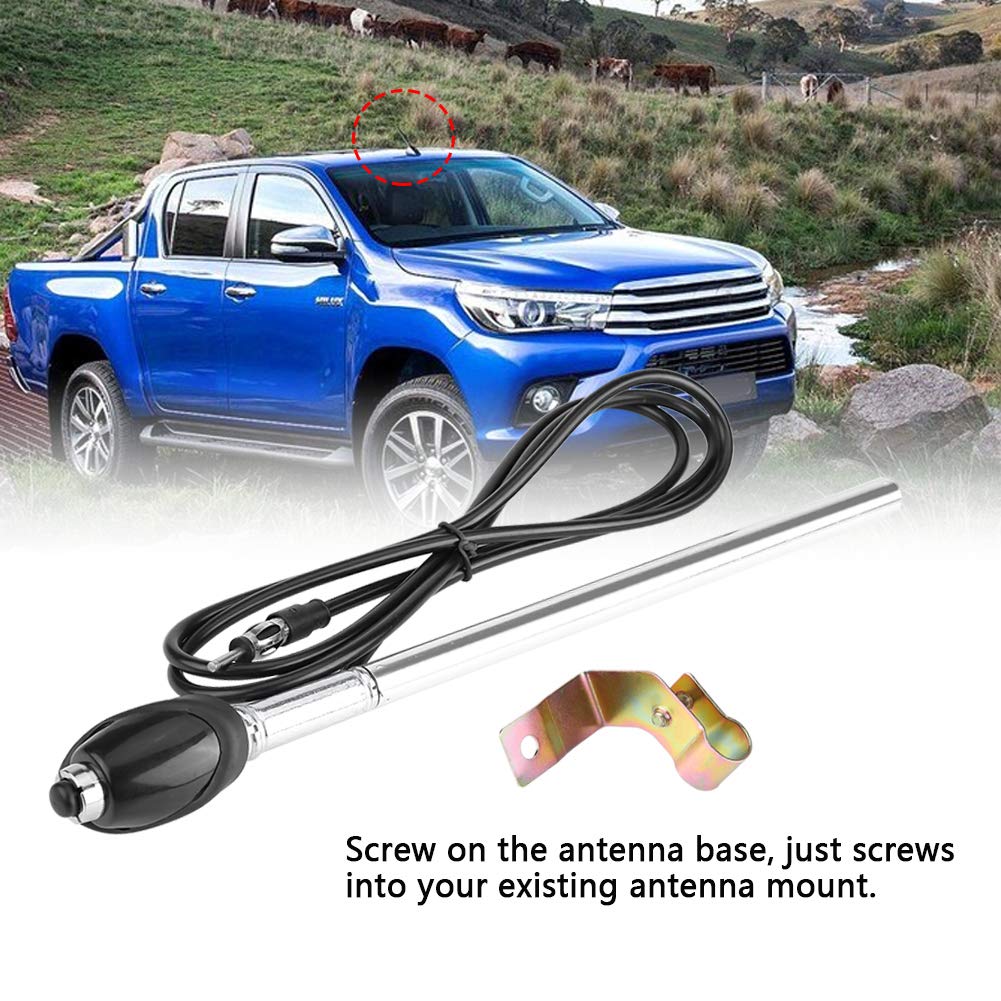 Car Aerial Universal Replacement,Keenso Aluminum Car Antenna for 1989-1997 Antenna