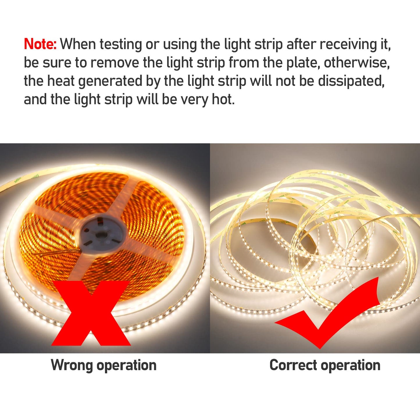KXZM 24V 65.6ft/20m LED Strip Light Natural White 4000K 2400LEDs High Brightness 12000LM SMD2835 Flexible No-Waterproof IP20 LED Tape for Kitchen