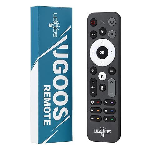 Ugoos BT Remote Control UR02 Remote InfraRed and Bluetooth Connection, For Ugoos TV Box, Built-in Microphone for voice search,Gyro Sensing,Compatible