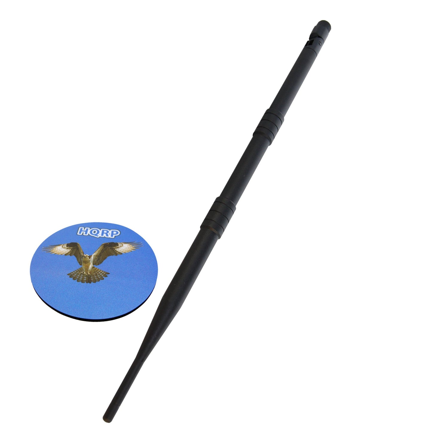 HQRP 2.4-2.5Ghz 9 dBi RP-SMA WiFi Booster Wireless Antenna WLAN Compatible with Alfa AWUS051NH / AWUS036AC / AWUS036ACH / AWUS052NH / AWUS052NHS