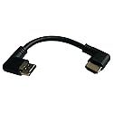 zdyCGTime 5 Inch HDMI Right Angle 90 Degree Vertical Right Cable -Supports 4K@60Hz, High Speed, HDMI 2.0 Ready - UHD, Ethernet & Audio Return - Video