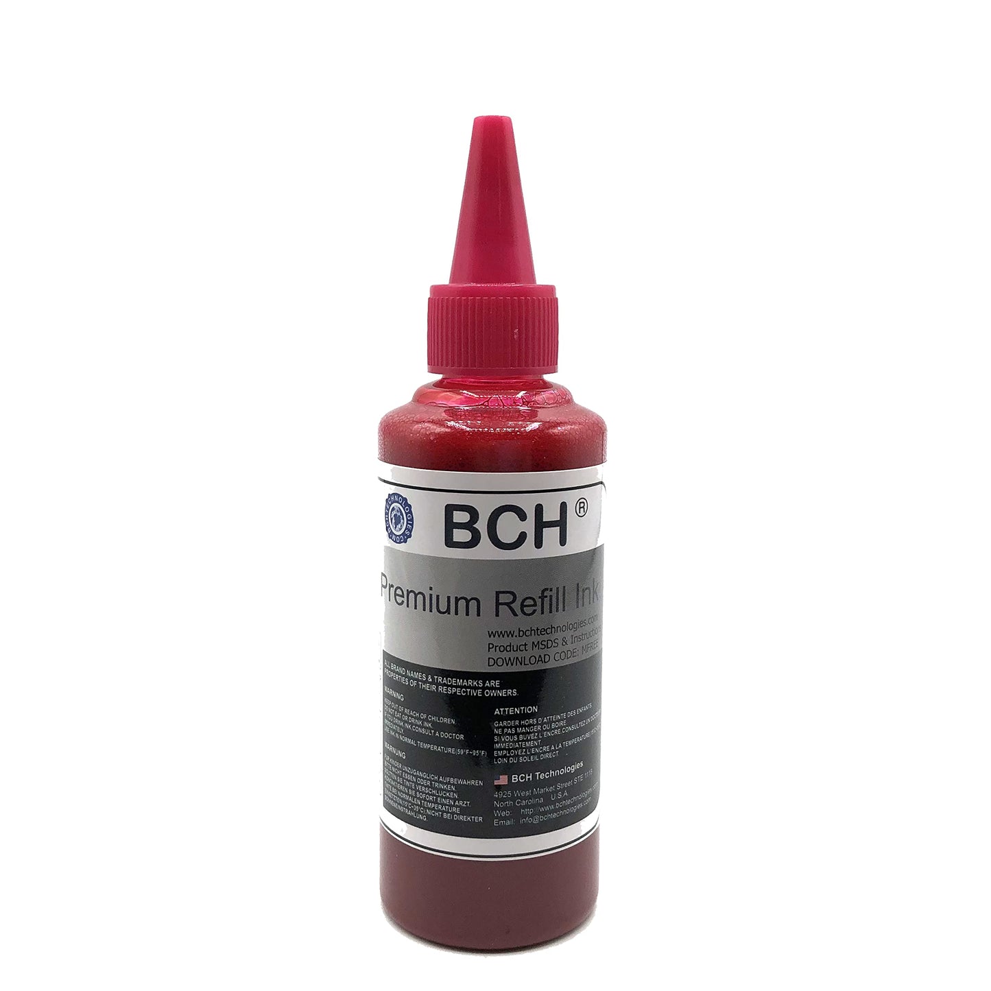 BCH Premium DTF Printer Ink - 100 ml Magenta for Inkjet Direct to Film Heat Transfer Printing…